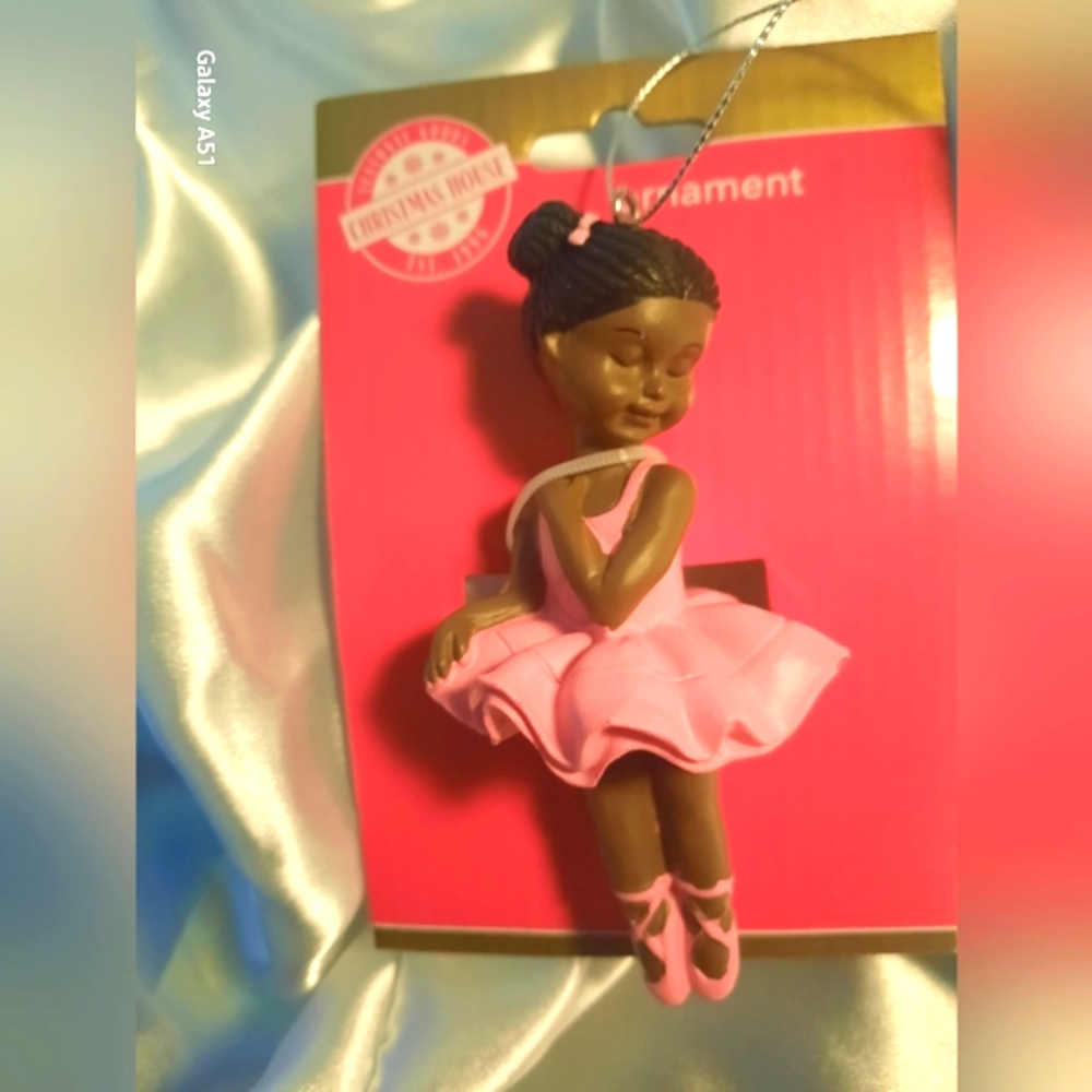 🩷🩰🩰🩰Precious #ballerina ornament. #black ballerinas🩰🩰🩰🩷🩷🩷
